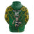 Custom South Africa Rugby 2024 Hoodie Go Bokke African Pattern LT05 - Wonder Print Shop