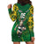 Custom South Africa Rugby 2024 Hoodie Dress Go Bokke African Pattern LT05 - Wonder Print Shop