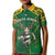 Custom South Africa Rugby 2024 Kid Polo Shirt Go Bokke African Pattern LT05 - Wonder Print Shop