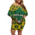 Custom South Africa Rugby 2024 Off Shoulder Short Dress Go Bokke African Pattern LT05 - Wonder Print Shop