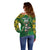 Custom South Africa Rugby 2024 Off Shoulder Sweater Go Bokke African Pattern LT05 - Wonder Print Shop