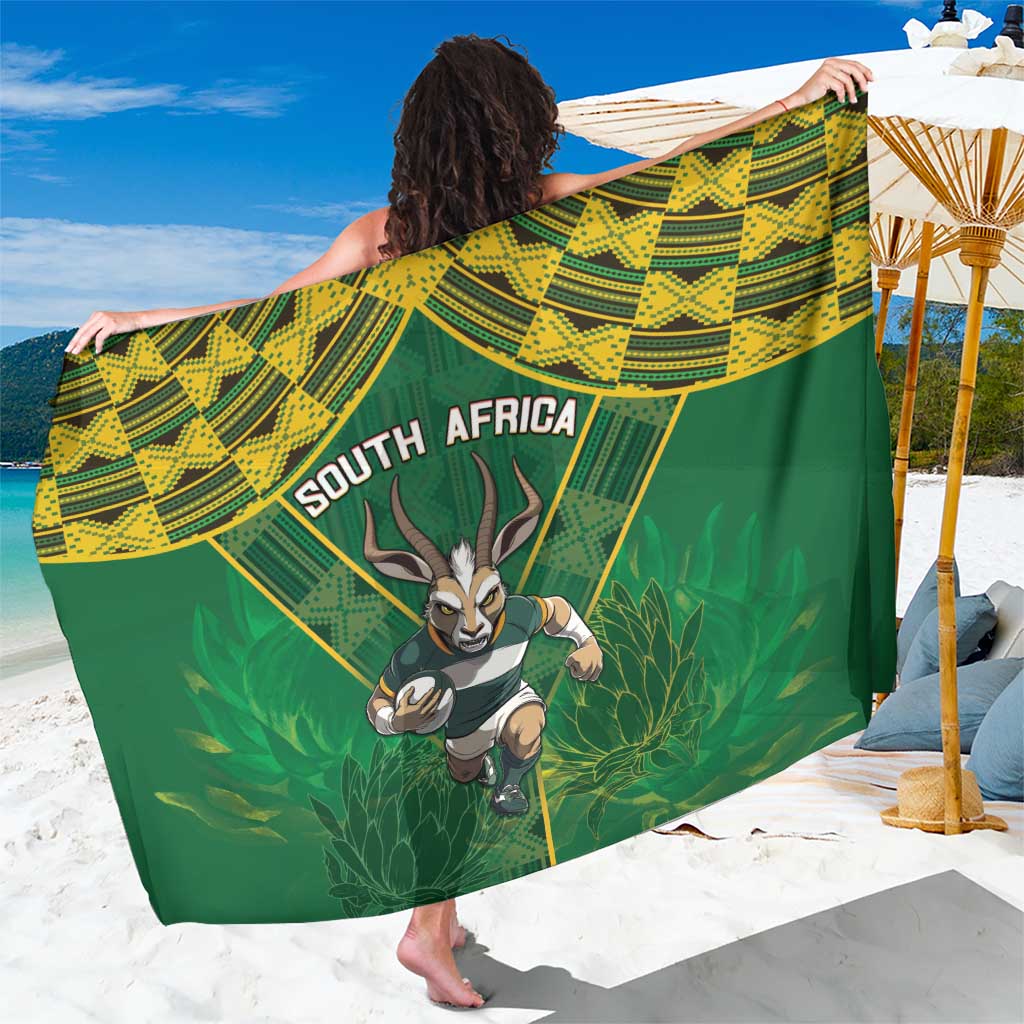 South Africa Rugby 2024 Sarong Go Bokke African Pattern LT05 - Wonder Print Shop