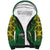 Custom South Africa Rugby 2024 Sherpa Hoodie Go Bokke African Pattern LT05 - Wonder Print Shop