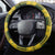 South Africa Rugby 2024 Steering Wheel Cover Go Bokke African Pattern LT05 - Wonder Print Shop