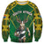 Custom South Africa Rugby 2024 Sweatshirt Go Bokke African Pattern LT05 - Wonder Print Shop