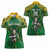 Custom South Africa Rugby 2024 Women Polo Shirt Go Bokke African Pattern