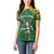 Custom South Africa Rugby 2024 Women Polo Shirt Go Bokke African Pattern