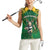 Custom South Africa Rugby 2024 Women Sleeveless Polo Shirt Go Bokke African Pattern