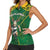 Custom South Africa Rugby 2024 Women Sleeveless Polo Shirt Go Bokke African Pattern