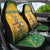 Australia Rugby 2024 Car Seat Cover Go Wallabies Aboriginal Pattern LT05 - Wonder Print Shop