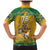 Custom Australia Rugby 2024 Family Matching Mermaid Dress and Hawaiian Shirt Go Wallabies Aboriginal Pattern LT05 - Wonder Print Shop