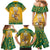 Custom Australia Rugby 2024 Family Matching Mermaid Dress and Hawaiian Shirt Go Wallabies Aboriginal Pattern LT05 - Wonder Print Shop