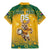 Custom Australia Rugby 2024 Family Matching Mermaid Dress and Hawaiian Shirt Go Wallabies Aboriginal Pattern LT05 - Wonder Print Shop