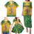 Custom Australia Rugby 2024 Family Matching Puletasi and Hawaiian Shirt Go Wallabies Aboriginal Pattern LT05 - Wonder Print Shop