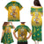 Custom Australia Rugby 2024 Family Matching Puletasi and Hawaiian Shirt Go Wallabies Aboriginal Pattern LT05 - Wonder Print Shop