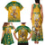 Custom Australia Rugby 2024 Family Matching Tank Maxi Dress and Hawaiian Shirt Go Wallabies Aboriginal Pattern LT05 - Wonder Print Shop