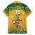 Custom Australia Rugby 2024 Hawaiian Shirt Go Wallabies Aboriginal Pattern LT05 - Wonder Print Shop