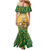 Custom Australia Rugby 2024 Mermaid Dress Go Wallabies Aboriginal Pattern LT05 - Wonder Print Shop