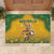 Australia Rugby 2024 Rubber Doormat Go Wallabies Aboriginal Pattern