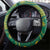 Australia Rugby 2024 Steering Wheel Cover Go Wallabies Aboriginal Pattern