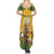 Custom Australia Rugby 2024 Summer Maxi Dress Go Wallabies Aboriginal Pattern