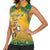 Custom Australia Rugby 2024 Women Sleeveless Polo Shirt Go Wallabies Aboriginal Pattern