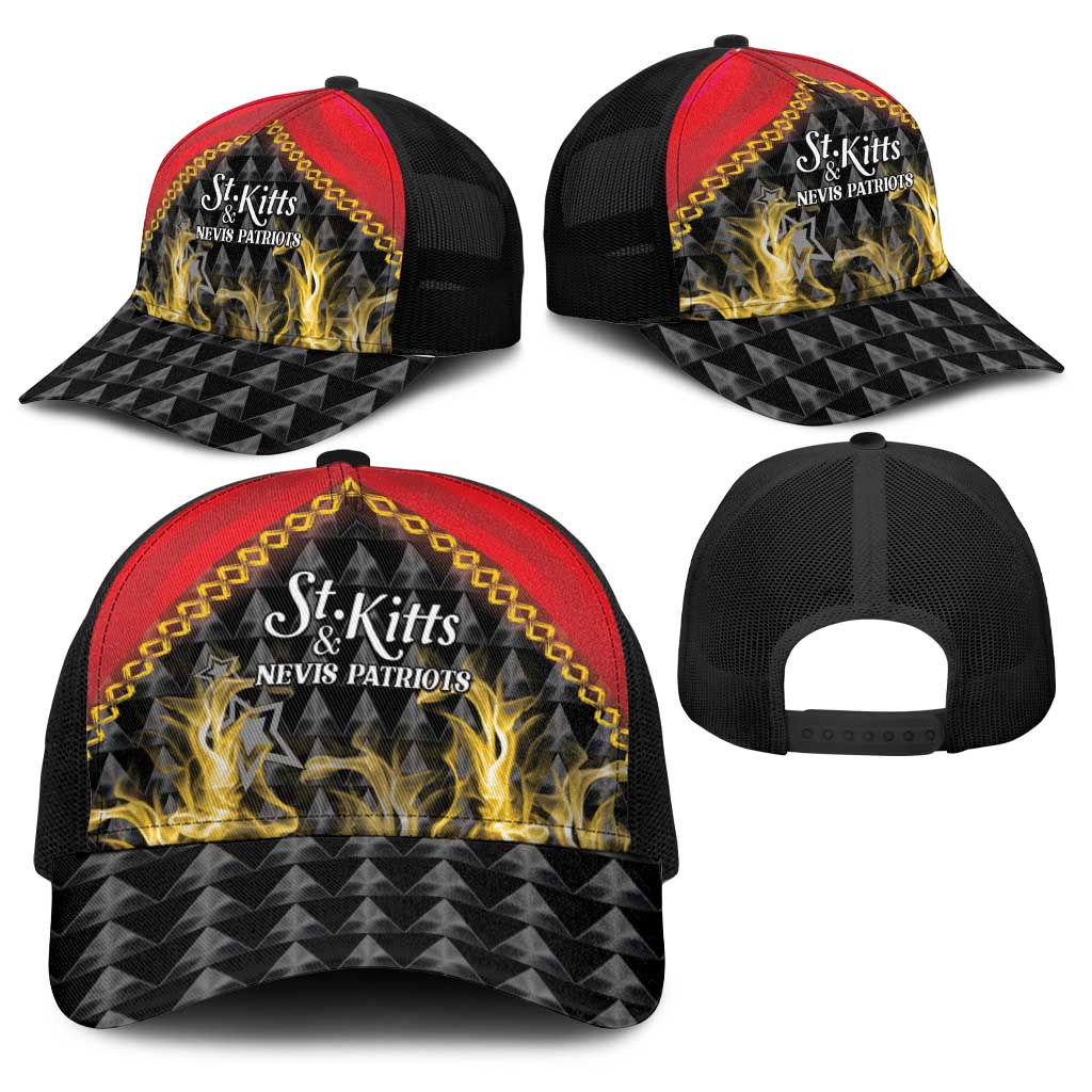 St Kitts Nevis Cricket Patriots Baseball Net Cap Road To Victory - Wonder Print Shop