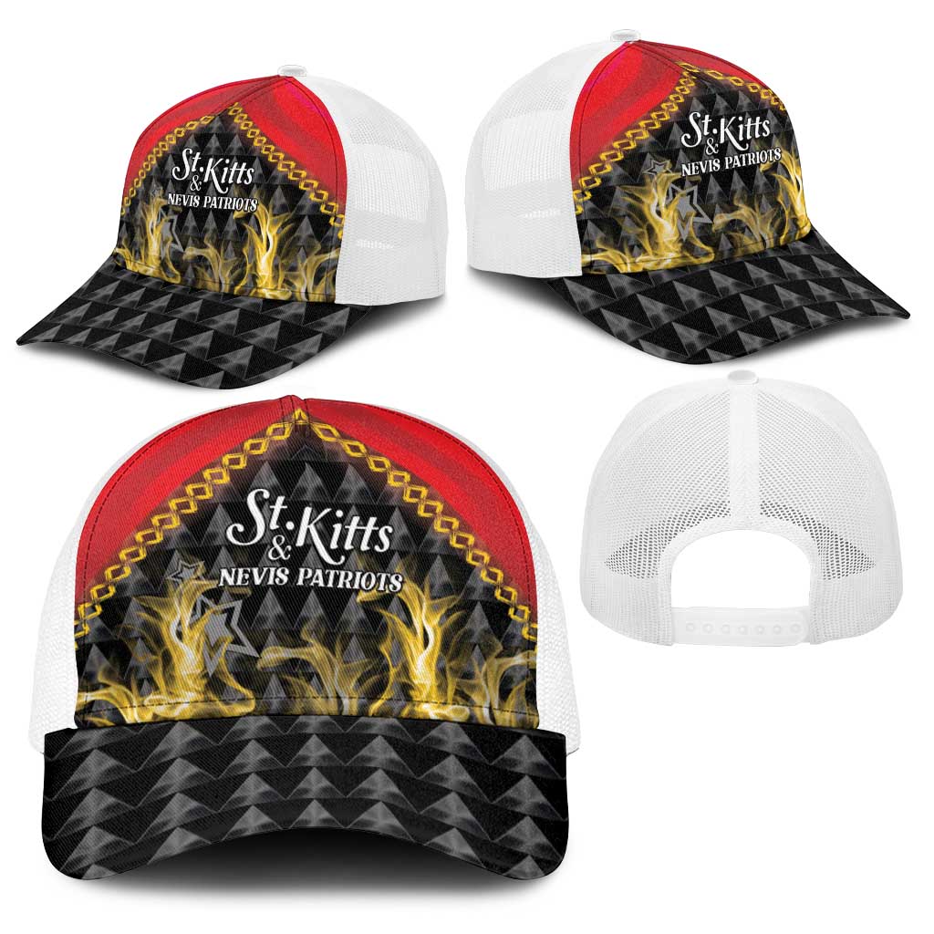 St Kitts Nevis Cricket Patriots Baseball Net Cap Road To Victory - Wonder Print Shop