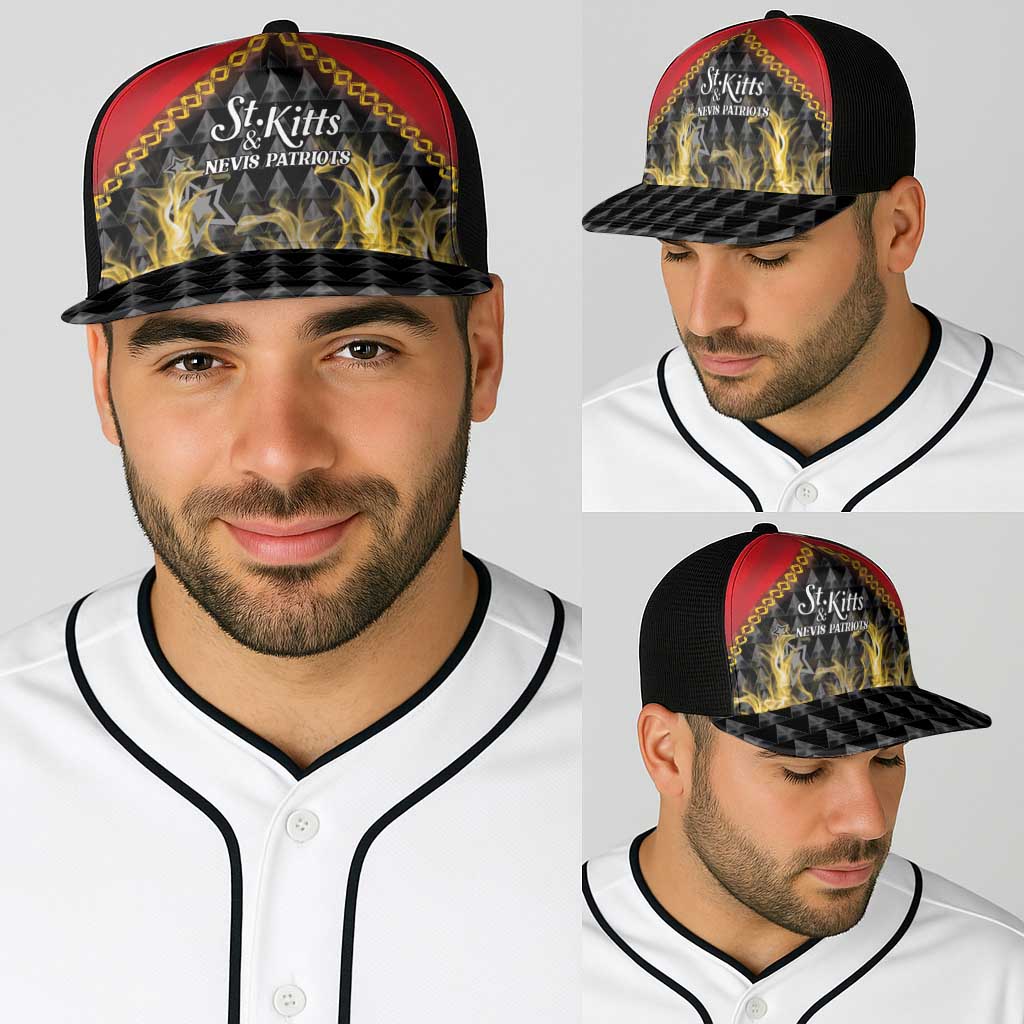 St Kitts Nevis Cricket Patriots Baseball Net Cap Road To Victory - Wonder Print Shop