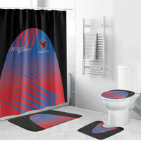Antigua and Barbuda Cricket Bathroom Set Falcons Unstoppable - Wonder Print Shop