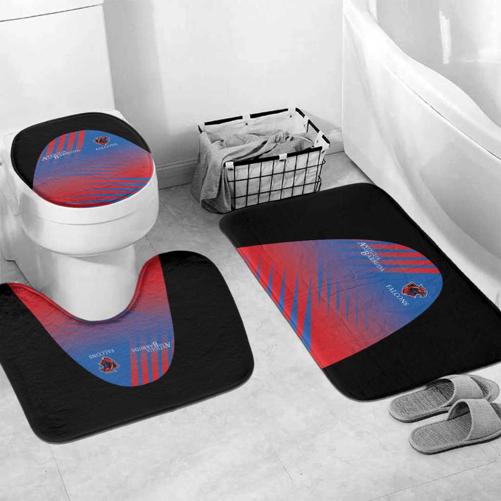 Antigua and Barbuda Cricket Bathroom Set Falcons Unstoppable - Wonder Print Shop