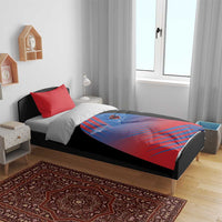 Antigua and Barbuda Cricket Bedding Set Falcons Unstoppable - Wonder Print Shop