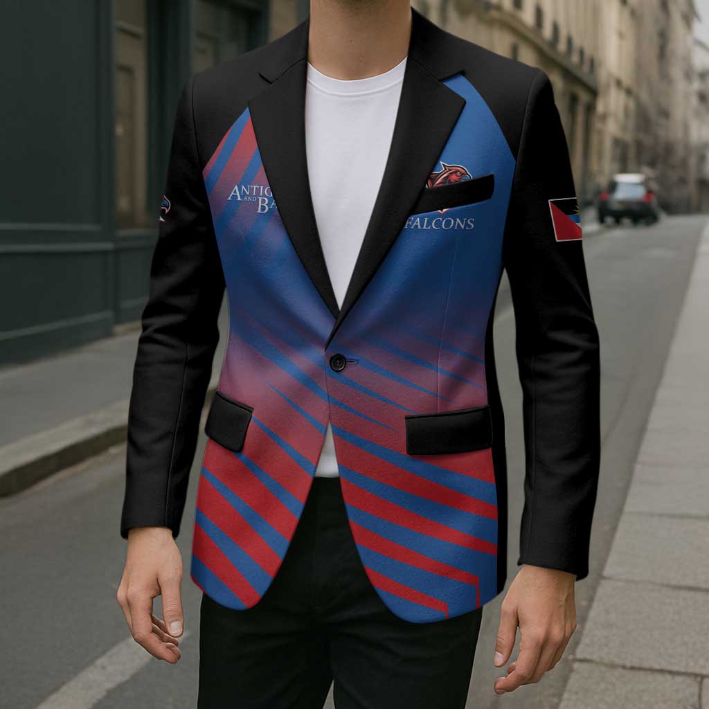 Custom Antigua and Barbuda Cricket Blazer Falcons Unstoppable - Wonder Print Shop