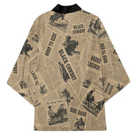 Black Cowboy Kimono Western Rodeo Melanin Black History