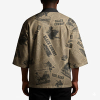 Black Cowboy Kimono Western Rodeo Melanin Black History