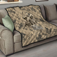 Black Cowboy Quilt Western Rodeo Melanin Black History