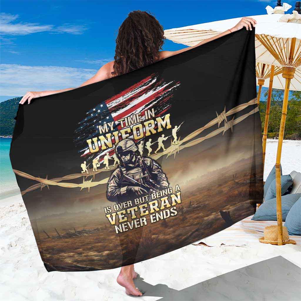 United States Veterans Day Sarong Thank You Veterans Proud US Flag