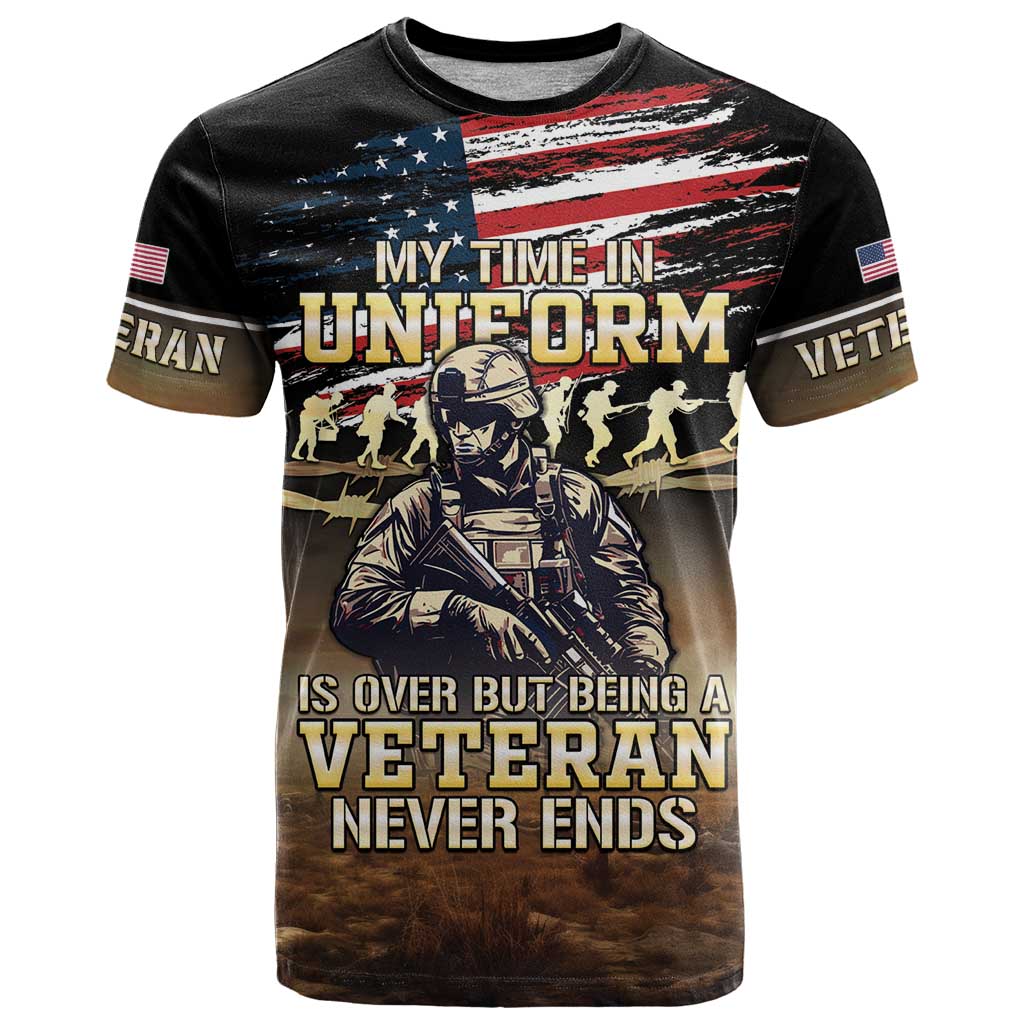 United States Veterans Day T Shirt Thank You Veterans Proud US Flag