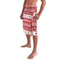 Merry Christmas Canada Lavalava Festive Maple Leaf Xmas - Wonder Print Shop