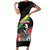 MLK Honoring The Legacy Short Sleeve Bodycon Dress Black Version LT05 - Wonder Print Shop