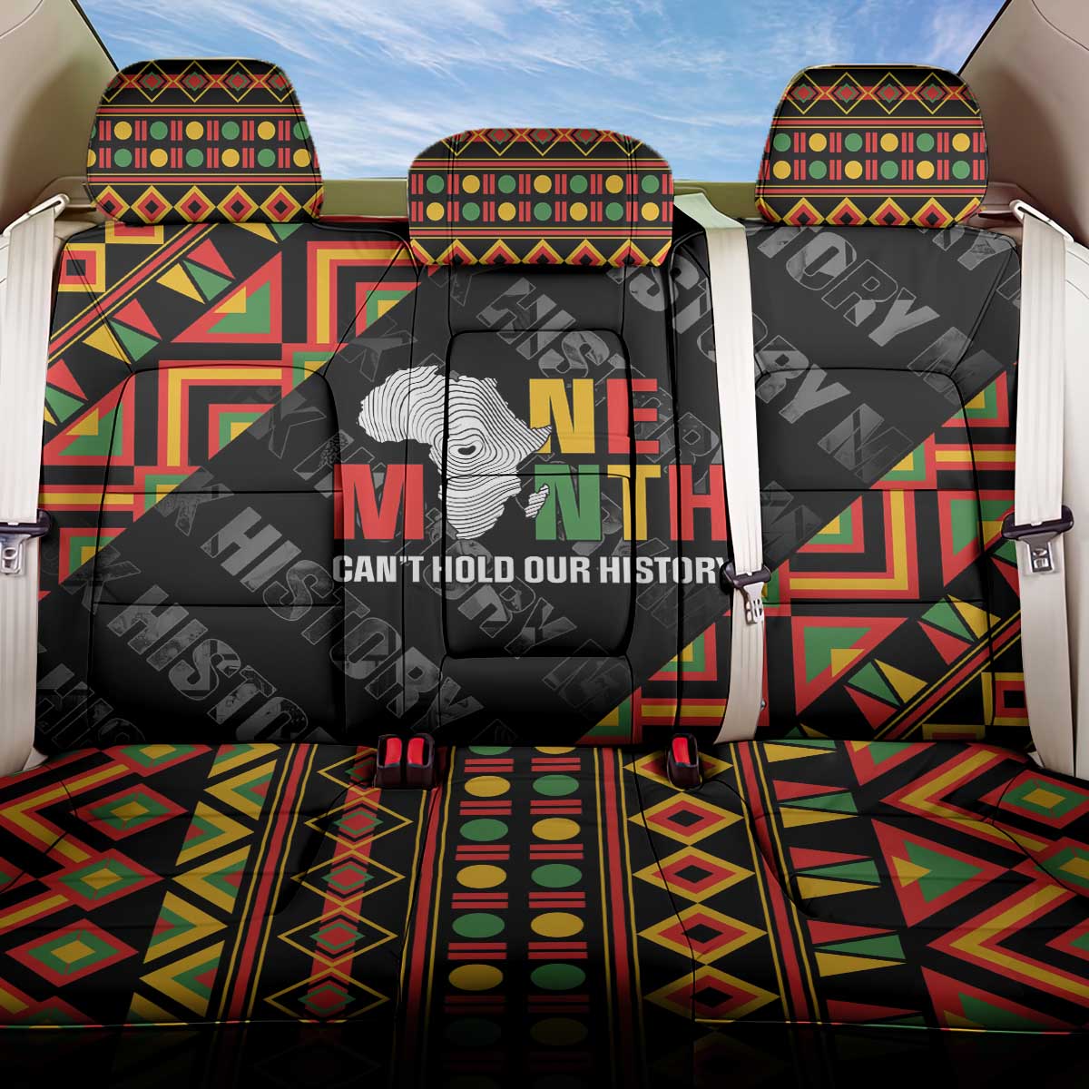 Black History Month Back Car Seat Cover One Month Can't Hold Our History