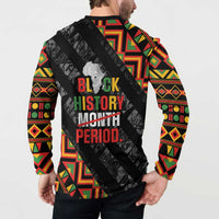 Black History Month Button Sweatshirt One Month Can't Hold Our History