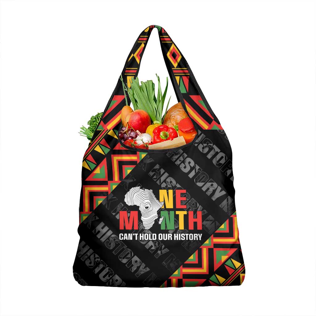 Black History Month Grocery Bag One Month Can't Hold Our History