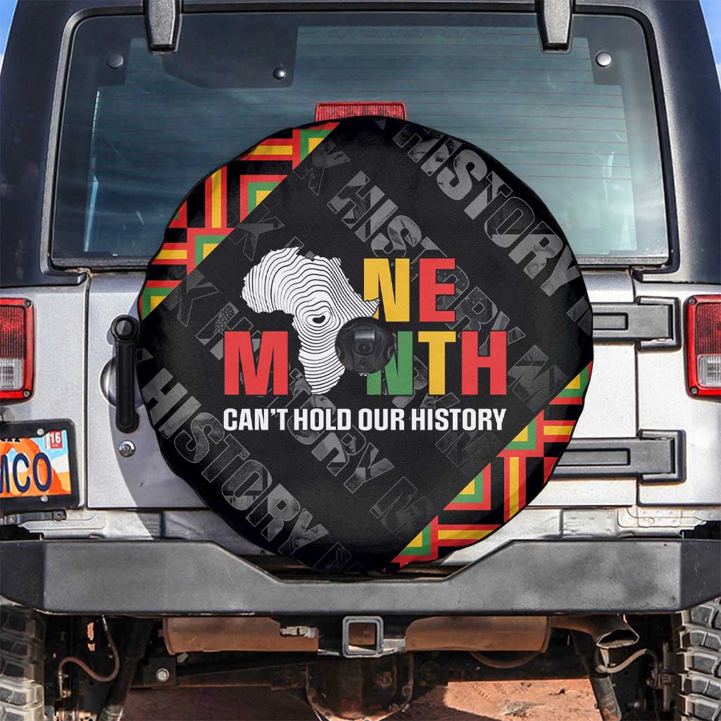 Black History Month Spare Tire Cover One Month Can't Hold Our History