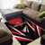 Trinidad And Tobago Cricket Area Rug Go Red Force