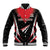 Custom Trinidad And Tobago Cricket Baseball Jacket Go Red Force