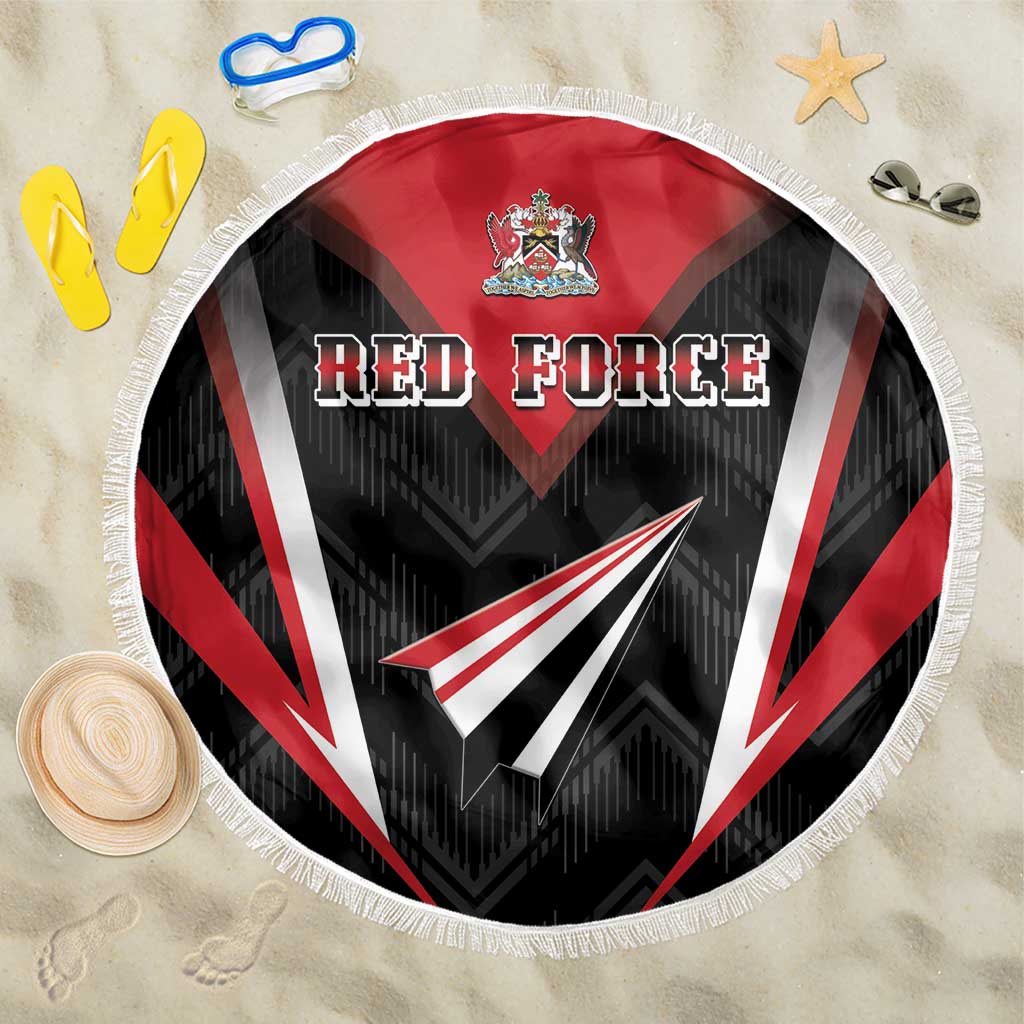 Trinidad And Tobago Cricket Beach Blanket Go Red Force