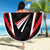 Trinidad And Tobago Cricket Beach Blanket Go Red Force