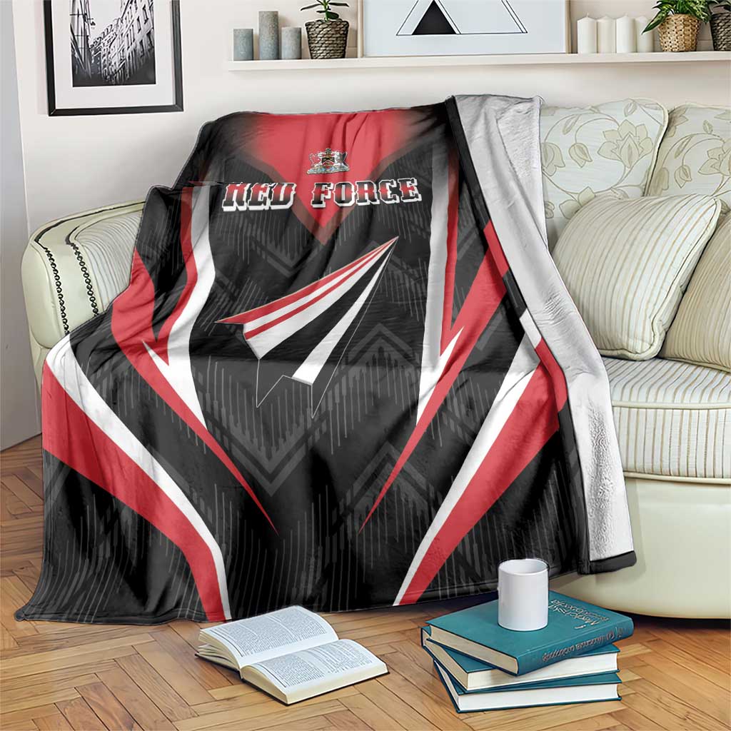 Trinidad And Tobago Cricket Blanket Go Red Force