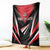 Trinidad And Tobago Cricket Blanket Go Red Force